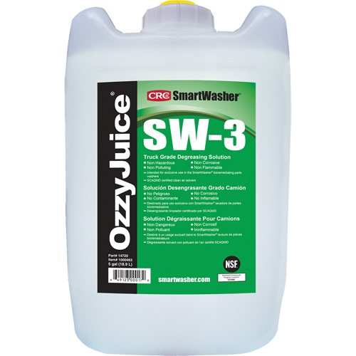 Solution d&eacute;graissante pour camion SmartWasher OzzyJuice, Cruche Canadian Safety Group Inc.