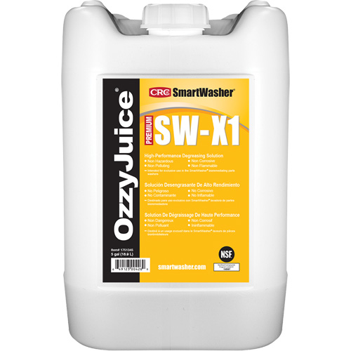 Solution de d&eacute;graissage SmartWasher OzzyJuice SW-X1 HP, Cruche Canadian Safety Group Inc.