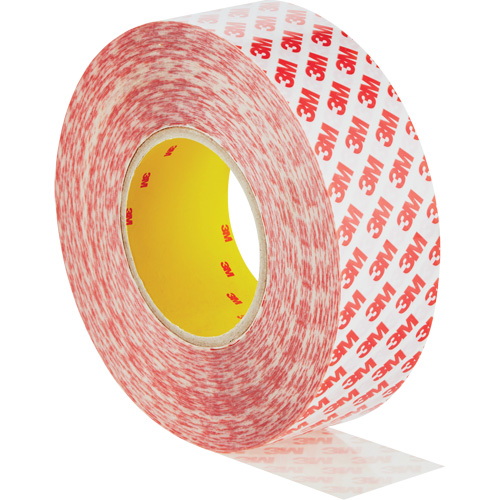 Ruban adh&eacute;sif double face, Polyester, 50 mm (1,96") la x 50 m (164') lo, 8 mils &eacute;pais Canadian Safety Group Inc.