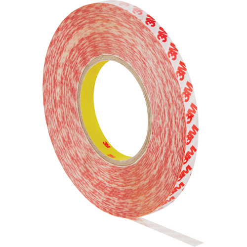 Ruban adh&eacute;sif double face, Polyester, 12 mm (0,47") la x 50 m (164') lo, 8 mils &eacute;pais Canadian Safety Group Inc.