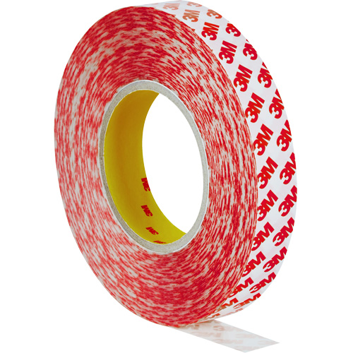 Double-Sided Adhesive Tape, Polyester, 25 mm (0.98") W x 50 m (164') L, 8 mils Thick Canadian Safety Group Inc.