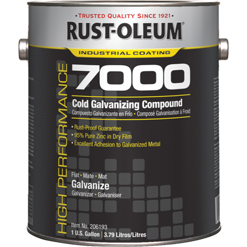 High-Performance 7000 System Cold Galvanizing Compound, Gallon Canadian Safety Group Inc.