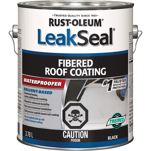 Rev&ecirc;tement de toiture &agrave; base de fibre LeakSeal Canadian Safety Group Inc.