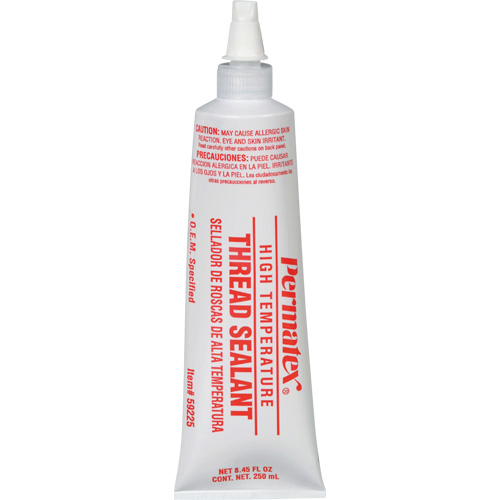 High Temperature Thread Sealant, Tube, 250 ml, -54° C - 204° C/-65° F - 400° F Canadian Safety Group Inc.