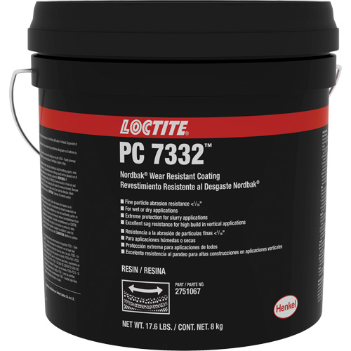 Rev&ecirc;tement de protection contre lusure 7332 Nordbak, Gris, 10 kg, Seau Canadian Safety Group Inc.