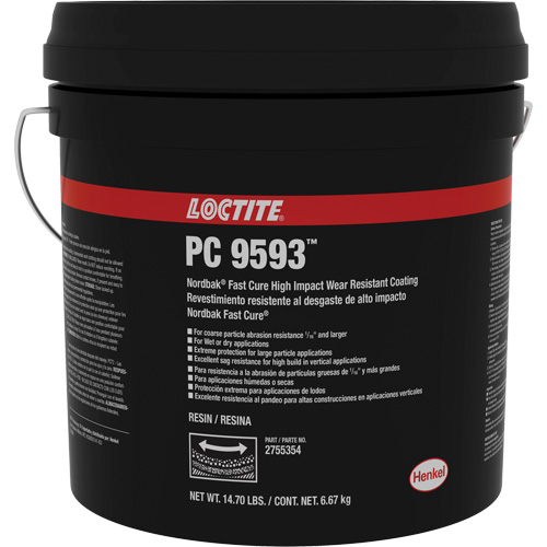 Rev&ecirc;tement de protection contre lusure 9593 Nordbak, Bleu, 10 kg, Seau Canadian Safety Group Inc.
