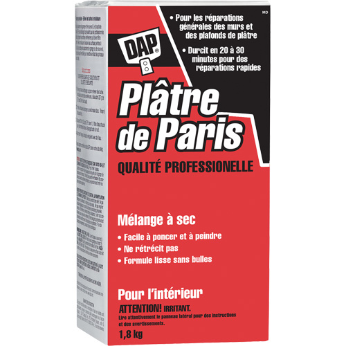 M&eacute;lange sec de pl&acirc;tre de Paris, 2 kg, Boîte Canadian Safety Group Inc.