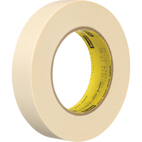 Scotch&reg; Flatback Masking Tape, 24 mm (1") x 55 m (180'), Tan Canadian Safety Group Inc.