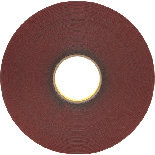 Ruban VHB, 66 m (216') lo x 18 mm (3/4") la, 25 mils, Acrylique Canadian Safety Group Inc.