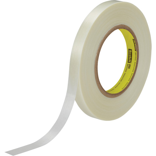 Scotch&reg; Filament Tape, 6.6 mils Thick, 9 mm (0.35") x 55 m (180')  Canadian Safety Group Inc.