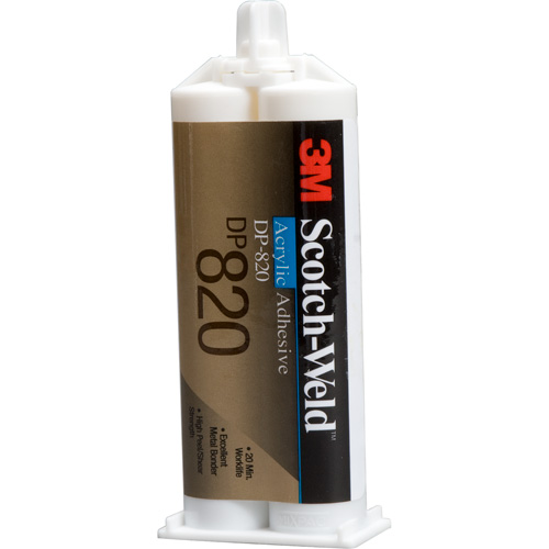 Adh&eacute;sif acrylique Scotch-Weld, Deux composants, Cartouche double, 400 ml, Blanc cass&eacute; Canadian Safety Group Inc.