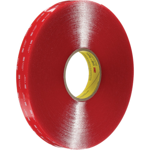 VHB Tape, 33 m (108') L x 12 mm (1/2") W, 40 mils, Acrylic Canadian Safety Group Inc.