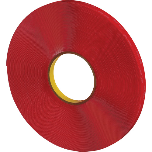 VHB Tape, 33 m (108') L x 12 mm (1/2") W, 40 mils, Acrylic Canadian Safety Group Inc.