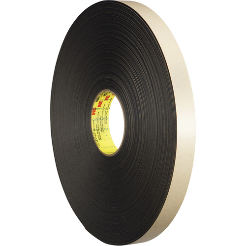 Double-Coated Foam Tape, 66 m (216') L x 12.7 mm (1/2") W, 31 mils, Polyethylene Canadian Safety Group Inc.