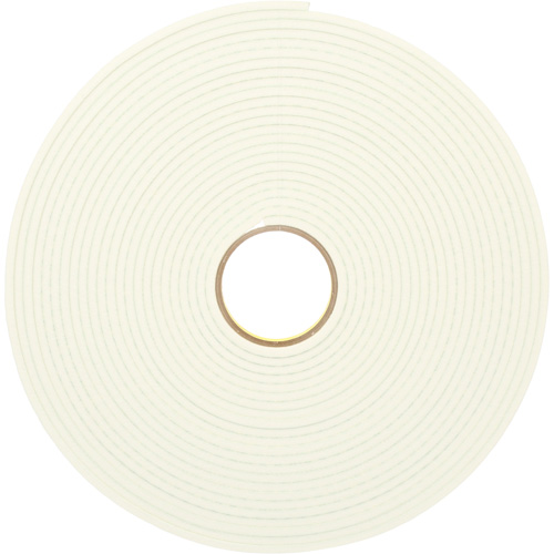 Double-Coated Urethane Foam Tape, 16.5 m (54') L x 12.7 mm (1/2") W, 25 mils, Urethane Canadian Safety Group Inc.
