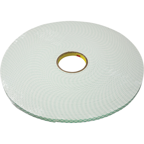 Double-Coated Urethane Foam Tape, 16.5 m (54') L x 25.4 mm (1") W, 25 mils, Urethane Canadian Safety Group Inc.