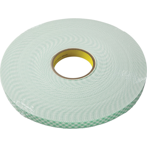 Double-Coated Foam Tape, 33 m (108') L x 18 mm (3/4") W, 62.5 mils, Urethane Canadian Safety Group Inc.