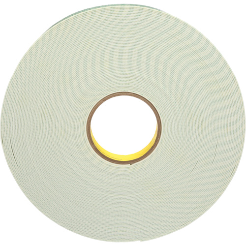 Ruban de mousse avec rev&ecirc;tement deux c&ocirc;t&eacute;s, Ruban double face en mousse, 33 m (108') lo x 25,4 mm (1") la, 62 mils, Ur&eacute;thane Canadian Safety Group Inc.