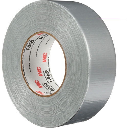6969 Extra Heavy-Duty Duct Tape, 10.7 mils, Silver, 48 mm (2") x 55 m (180') Canadian Safety Group Inc.