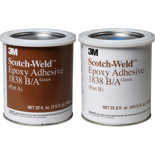 Scotch-Weld Adhesive, 32 fl. oz., Pail, Two-Part, Green Canadian Safety Group Inc.
