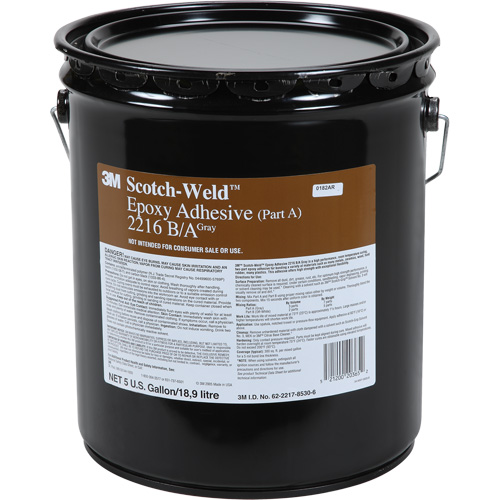 Scotch-Weld Adhesive, 5 gal., Pail, Two-Part, Grey Canadian Safety Group Inc.