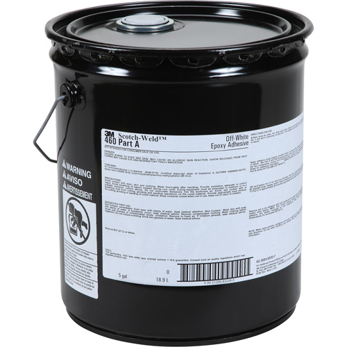 Adh&eacute;sif Scotch-Weld, 5 gal., Seau, Deux composants, Blanc cass&eacute; Canadian Safety Group Inc.
