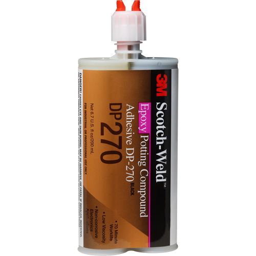 Scotch-Weld Potting Compound, 200 ml, Dual Cartridge, Two-Part, Black Canadian Safety Group Inc.