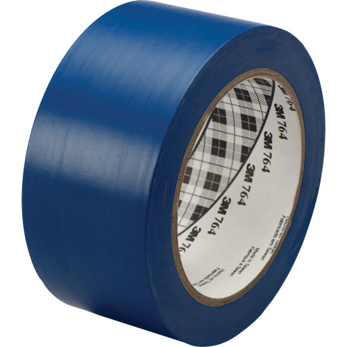 Ruban en vinyle pour travaux g&eacute;n&eacute;raux 764, 25,4 mm (1") la x 32,9 m (108') lo, 5 mils, Bleu Canadian Safety Group Inc.