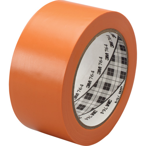 764 General-Purpose Vinyl Tape, 25.4 mm (1") W x 32.9 m (108') L, 5 mils, Orange Canadian Safety Group Inc.