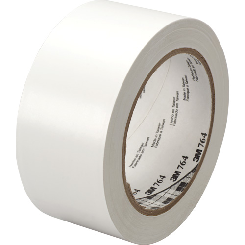 764 General-Purpose Vinyl Tape, 25.4 mm (1") W x 32.9 m (108') L, 5 mils, White Canadian Safety Group Inc.
