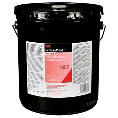 Neoprene High-Performance Contact Adhesive, Drum, 5 gal., Green Canadian Safety Group Inc.