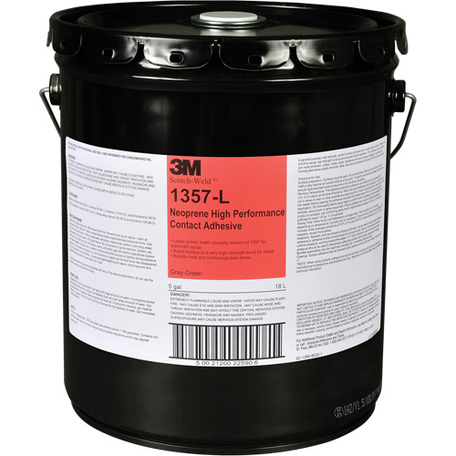 Colle contact haute performance &agrave; base de n&eacute;opr&egrave;ne, Baril, 5 gal., Vert Canadian Safety Group Inc.