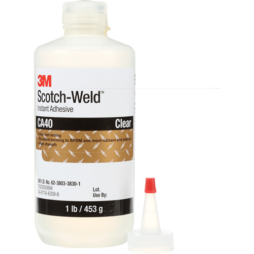 Adh&eacute;sif instantan&eacute; CA5 Scotch-Weld, Transparent, Bouteille, 1 lb Canadian Safety Group Inc.