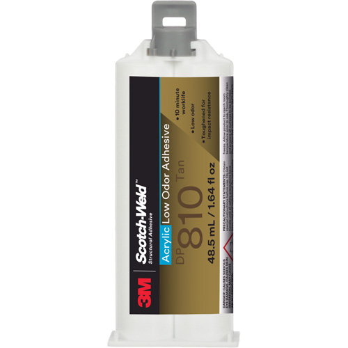 Scotch-Weld Low-Odor Acrylic Adhesive, Two-Part, Cartridge, 1.64 fl. oz., Off-White Canadian Safety Group Inc.