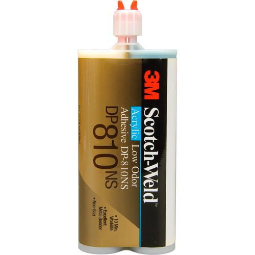 Scotch-Weld Low-Odor Acrylic Adhesive, Two-Part, Cartridge, 200 ml, Off-White Canadian Safety Group Inc.
