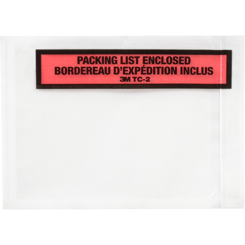 Packing List Envelope, 5-1/2" L x 4-1/2" W, Endloading Style Canadian Safety Group Inc.