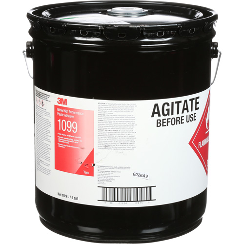 Adh&eacute;sif haute performance &agrave; base de nitrile Scotch-Weld, 5 gal., Seau, Jaune Canadian Safety Group Inc.