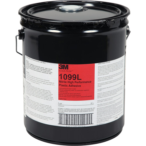 Adh&eacute;sif haute performance au nitrile pour le plastique Canadian Safety Group Inc.