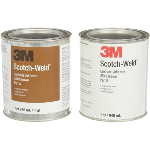 Scotch-Weld Urethane Adhesive 3549, 64 fl. oz., Can, Brown Canadian Safety Group Inc.