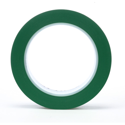 471 Vinyl Tape, 25.4 mm (1") W x 32.9 m (108') L, 5.2 mils, Green Canadian Safety Group Inc.