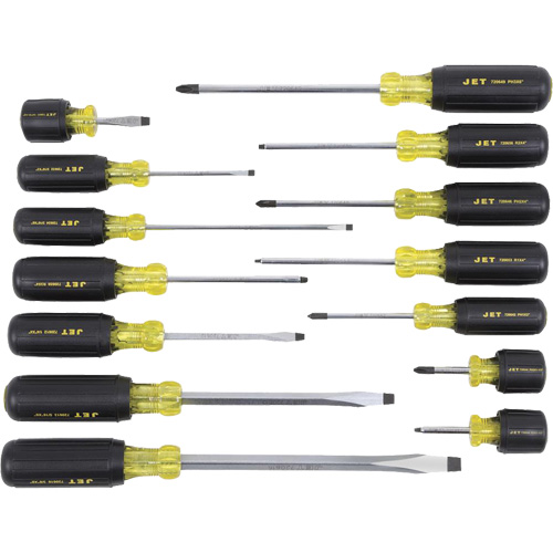 JKS-14S Cushion Grip Screwdriver Set, 14 Pcs. Canadian Safety Group Inc.