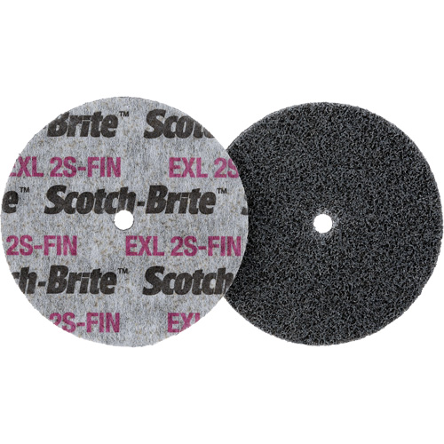 Scotch-Brite EXL Unitized Wheel, 3" x 1/2", 1/4" Arbor Canadian Safety Group Inc.
