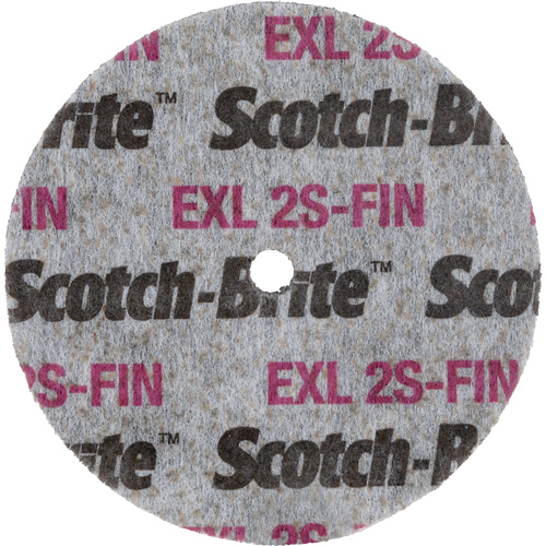Scotch-Brite EXL Unitized Wheel, 3" x 1/2", 1/4" Arbor Canadian Safety Group Inc.