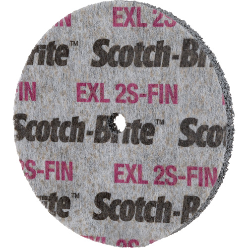 Scotch-Brite EXL Unitized Wheel, 3" x 1/2", 1/4" Arbor Canadian Safety Group Inc.