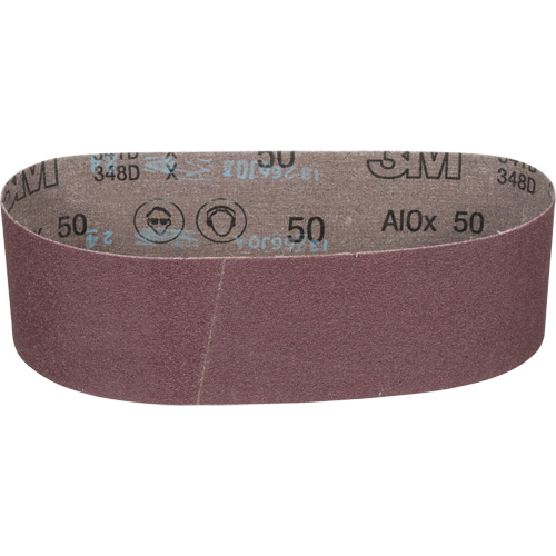 Cloth Belt 241D, 3" W X 24" L, Aluminum Oxide, 50 Grit Canadian Safety Group Inc.