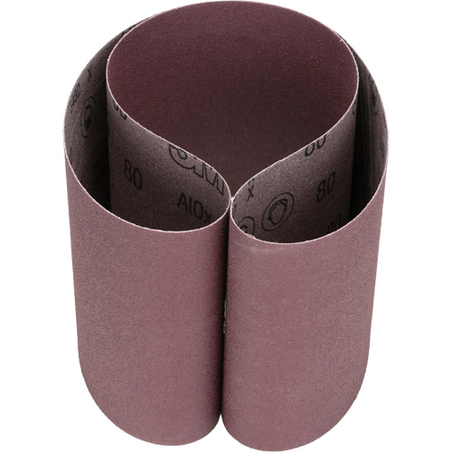 Courroie abrasive en toile 341D, 6" la x 48" lo, Oxyde d'aluminium, Grain 80 Canadian Safety Group Inc.