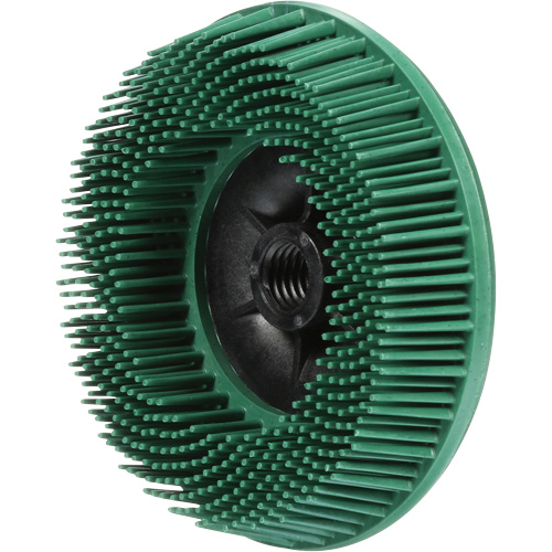 Disques radiaux bristle pour meuleuses angulaires Scotch-Brite, C&eacute;ramique, Grain 50, 4-1/2" dia. Canadian Safety Group Inc.