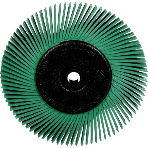 Radial Bristle Brushes for Bench Grinders, 50X Grit, 6" Dia. Canadian Safety Group Inc.