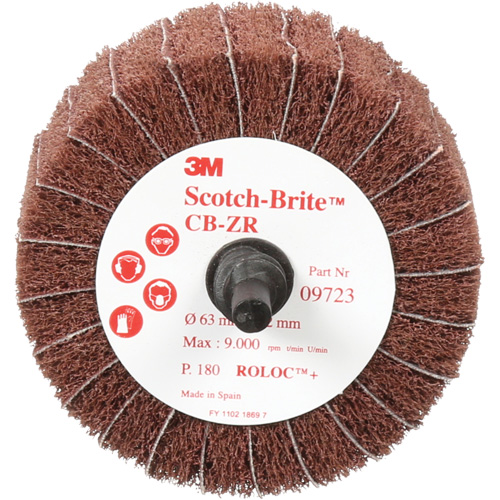 Disque combin&eacute; Scotch-Brite, 2-1/2" dia., Grain 180, Oxyde d'aluminium Canadian Safety Group Inc.