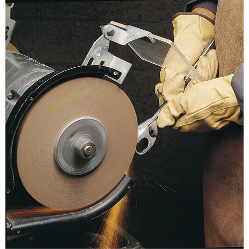 Meules d'abrasion & de polissage Scotch-brite, 6" dia. x 1" la, Arbre 1", Oxyde d'aluminium Canadian Safety Group Inc.